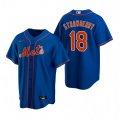 Nike New York Mets #18 Darryl Strawberry Royal Alternate Stitched Baseball Jersey