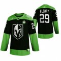 Vegas Golden Knights #29 Marc-Andre Fleury Adidas Green Hockey Fight nCoV Limited NHL Jersey