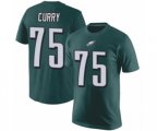 Philadelphia Eagles #75 Vinny Curry Green Rush Pride Name & Number T-Shirt