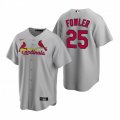 Nike St. Louis Cardinals #25 Dexter Fowler Gray Road Stitched Baseball Jersey