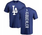 Los Angeles Dodgers #21 Walker Buehler Royal Blue Backer T-Shirt
