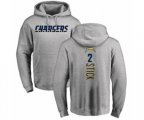 Los Angeles Chargers #2 Easton Stick Ash Backer Pullover Hoodie