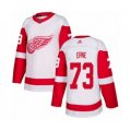Detroit Red Wings #73 Adam Erne Authentic White Away Hockey Jersey