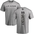 Los Angeles Kings #99 Wayne Gretzky Ash Backer T-Shirt