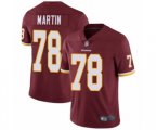 Washington Redskins #78 Wes Martin Burgundy Red Team Color Vapor Untouchable Limited Player Football Jersey