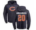 Chicago Bears #20 Prince Amukamara Navy Blue Name & Number Logo Pullover Hoodie