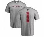 Atlanta Falcons #96 Tyeler Davison Ash Backer T-Shirt