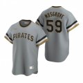 Nike Pittsburgh Pirates #59 Joe Musgrove Gray Cooperstown Collection Road Stitched Baseball Jersey