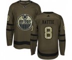 Edmonton Oilers #8 Ty Rattie Authentic Green Salute to Service NHL Jersey