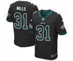 Philadelphia Eagles #31 Jalen Mills Elite Black Alternate Drift Fashion Football Jersey