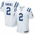 Indianapolis Colts #2 Rigoberto Sanchez Elite White NFL Jersey