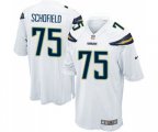Los Angeles Chargers #75 Michael Schofield Game White NFL Jersey