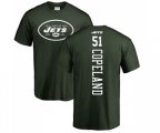 New York Jets #51 Brandon Copeland Green Backer T-Shirt