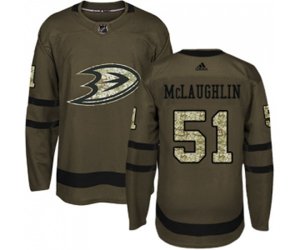 Anaheim Ducks #51 Blake McLaughlin Authentic Green Salute to Service Hockey Jersey