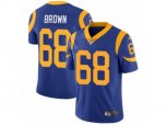 Los Angeles Rams #68 Jamon Brown Vapor Untouchable Limited Royal Blue Alternate NFL Jersey