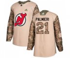 New Jersey Devils #21 Kyle Palmieri Authentic Camo Veterans Day Practice Hockey Jersey