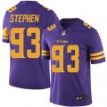 Minnesota Vikings #93 Shamar Stephen Elite Purple Rush Vapor Untouchable NFL Jersey