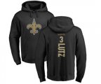 New Orleans Saints #3 Wil Lutz Black Backer Pullover Hoodie