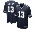 Dallas Cowboys #13 Michael Gallup Game Navy Blue Team Color Football Jersey