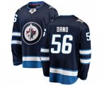 Winnipeg Jets #56 Marko Dano Fanatics Branded Navy Blue Home Breakaway NHL Jersey