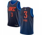 Oklahoma City Thunder #3 Chris Paul Swingman Navy Blue Basketball Jersey Statement Edition