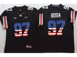 Ohio State Buckeyes #97 Joey Bosa Black USA Flag College Football Jersey