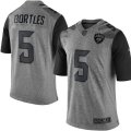 Jacksonville Jaguars #5 Blake Bortles Limited Gray Gridiron NFL Jersey