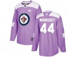 Winnipeg Jets #44 Josh Morrissey Purple Authentic Fights Cancer Stitched NHL Jersey