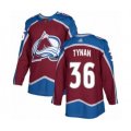 Colorado Avalanche #36 T.J. Tynan Authentic Burgundy Red Home Hockey Jersey