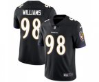 Baltimore Ravens #98 Brandon Williams Black Alternate Vapor Untouchable Limited Player Football Jersey