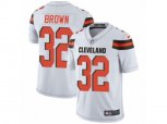 Cleveland Browns #32 Jim Brown Vapor Untouchable Limited White NFL Jersey