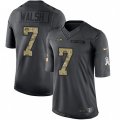 Seattle Seahawks #7 Blair Walsh Limited Black 2016 Salute to Service NFL Jersey