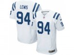 Indianapolis Colts #94 Tyquan Lewis White Men Stitched NFL Elite Jersey