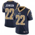 Los Angeles Rams #22 Trumaine Johnson Navy Blue Team Color Vapor Untouchable Limited Player NFL Jersey