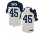 Dallas Cowboys #45 Rod Smith Limited White Throwback Alternate NFL Jersey