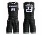 Sacramento Kings #23 Ben McLemore Swingman Black Basketball Suit Jersey Statement Edition