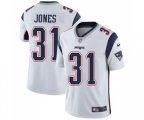 New England Patriots #31 Jonathan Jones White Vapor Untouchable Limited Player Football Jersey