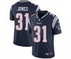 New England Patriots #31 Jonathan Jones Navy Blue Team Color Vapor Untouchable Limited Player Football Jersey