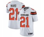 Cleveland Browns #21 Denzel Ward White Vapor Untouchable Limited Player Football Jersey