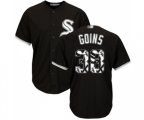 Chicago White Sox #38 Ryan Goins Authentic Black Team Logo Fashion Cool Base Baseball Jersey