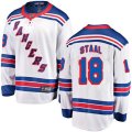 New York Rangers #18 Marc Staal Fanatics Branded White Away Breakaway NHL Jersey