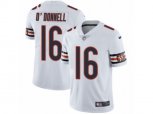Chicago Bears #16 Pat O'Donnell Vapor Untouchable Limited White NFL Jersey
