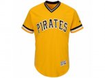 Pittsburgh Pirates Majestic Alternate Blank Gold Flex Base Authentic Collection Team Jersey