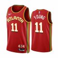 Atlanta Hawks #11 Trae Young 2022-23 Red Icon Edition Stitched Jersey