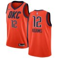 Nike Thunder #12 Steven Adams Orange NBA Swingman Earned Edition Jersey