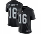 Oakland Raiders #16 Jim Plunkett Black Team Color Vapor Untouchable Limited Player Football Jersey