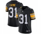 Pittsburgh Steelers #31 Justin Layne Black Alternate Vapor Untouchable Limited Player Football Jersey