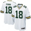 Green Bay Packers #18 Randall Cobb Game White NFL Jersey