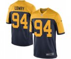 Green Bay Packers #94 Dean Lowry Game Navy Blue Alternate Football Jersey