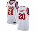 Cleveland Cavaliers #20 Brandon Knight Authentic White Basketball Jersey - Association Edition
